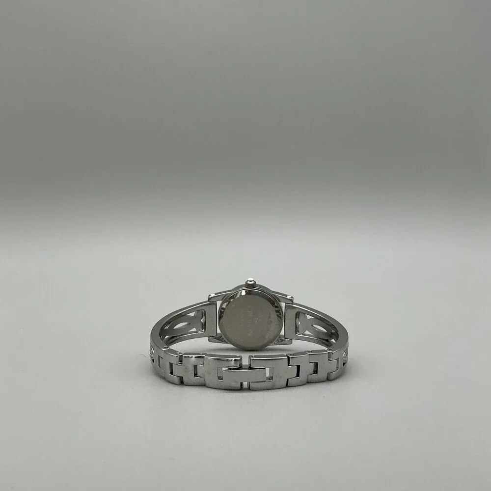 Croton Womens Watch 22mm MOP Silver Tone Crystal Bracelet CN207173 5.75